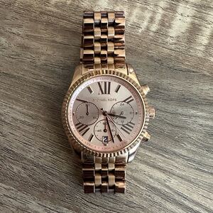 Michael Kors 5569 Rose Gold Chronograph Watch